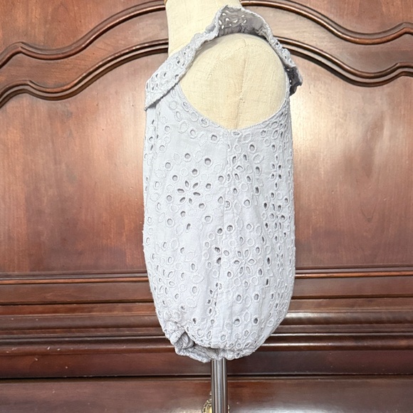 RYLEE + CRU Blue Eyelet Bubble Romper 18-24M VGUC - Picture 5 of 7